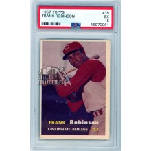 Frank Robinson 1957 Topps Rookie Card #35 PSA 5 EX (061)