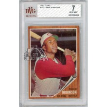 Frank Robinson 1962 Topps Baseball Card #250 BVG 7