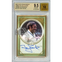 Tony Roche 2020 Topps Transcendent Tennis HOF Autograph Card #TCA-TR /25 BGS 9.5