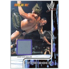 The Rock 2002 Fleer WWE Royal Rumble Event-Used Mat Relic
