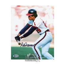 Rod Carew Autographed California Angels 8x10 Baseball Photo - BAS (Black Ink)