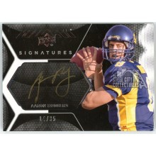 Aaron Rodgers 2012 Upper Deck Exquisite Black Autograph Card #UDB-AR 14/35
