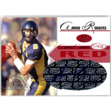 Aaron Rodgers 2005 Sage Red Rookie Autograph Card #A37 152/200