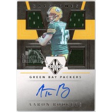 Aaron Rodgers 2019 Panini Majestic Capstones Jersey Autograph Card #CP-AR 12/15