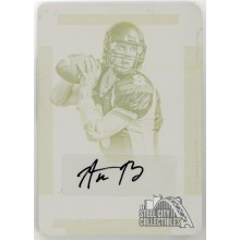 Aaron Rodgers 2017 Panini National Treasures Collegiate Plate Auto Card #51 1/1