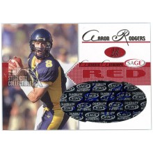 Aaron Rodgers 2005 Sage Red Rookie Auto 97/200