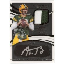 Aaron Rodgers 2021 Panini Immaculate Eye Black Patch Auto 20/25