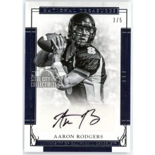 Aaron Rodgers 2017 Panini National Treasures Collegiate Autograph Card #51 3/5