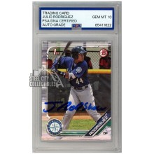 Julio Rodriguez 2019 Bowman 1st JROD Show Autograph Card #BP-33 PSA/DNA 10
