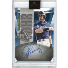 Alex Rodriguez 2021 Topps Luminaries Home Run Kings Blue Autograph Card #HRK-ARO 4/5