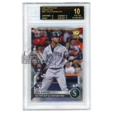 Julio Rodriguez 2022 Topps Now Rookie Card #RC-7 BGS 10 Pristine Black Label