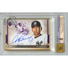 Alex Rodriguez 2020 Topps Transcendent Variation Purple Autograph Card #TCAV-AR 6/10 BGS 9