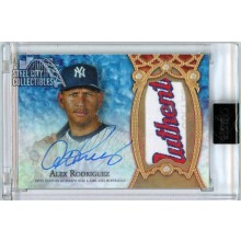 Alex Rodriguez 2022 Topps Dynasty Majestic Tag Patch Autograph Card #DAP-ARO3 1/1