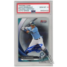 Julio Rodriguez 2020 Bowman's Best Autograph Card #TP-15 PSA/DNA 10