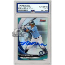 Julio Rodriguez 2020 Bowman's Best Refractor JROD Show Autograph Card #TP-15 PSA/DNA