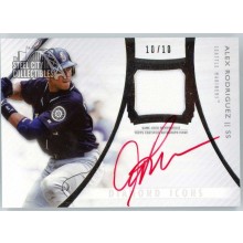 Alex Rodriguez 2017 Topps Diamond Icons Jersey Autograph Card #AR-ARO 10/10