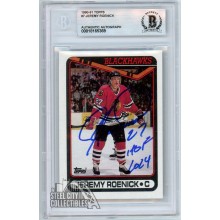 Jeremy Roenick 1990-91 Topps "HOF 2024" Autograph Rookie Card #7 BAS