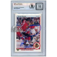 Jeremy Roenick 1990-91 Upper Deck "HOF 2024" Rookie Autograph Card #63 BAS 10