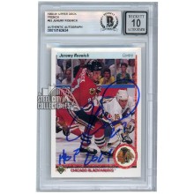 Jeremy Roenick 1990-91 Upper Deck French "HOF 2024" Rookie Autograph #63 BAS 10