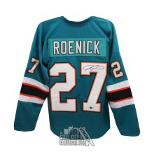 Jeremy Roenick Autographed San Jose Custom Hockey Jersey - BAS