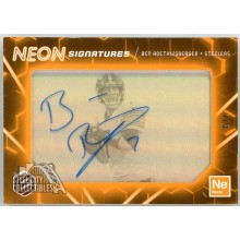 Ben Roethlisberger 2018 Panini Elements Neon Autograph Card #NS3-BR 1/3