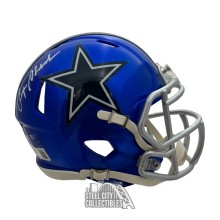 Roger Staubach Autographed Dallas Flash Mini Football Helmet - BAS