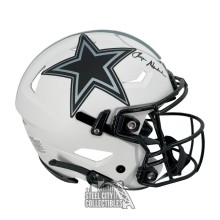 Roger Staubach Autographed Dallas Lunar Eclipse Flex Authentic Full Size Football Helmet - BAS