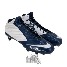 Roger Staubach Autographed Nike Vapor Speed Football Cleats - BAS