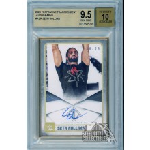 Seth Rollins 2020 Topps Transcendent WWE Autograph Card #A-SR /25 BGS 9.5