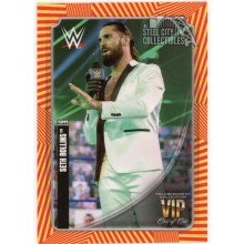 Seth Rollins 2020 Topps Transcendent WWE VIP Party Red Yellow Card #42 1/1
