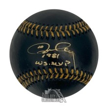 Ron Cey 1981 WS MVP Autographed Black Official MLB Baseball - JSA