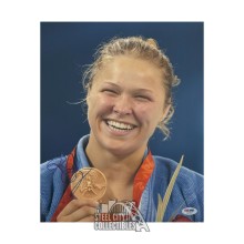 Ronda Rousey Autographed Olympics 11x14 Photo - PSA/DNA