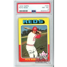 Pete Rose 1975 Topps Card #320 PSA 8 NM-MT (470)