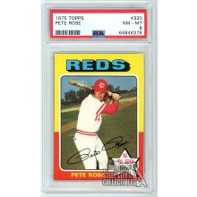 Pete Rose 1975 Topps Card #320 PSA 8 NM-MT (378)