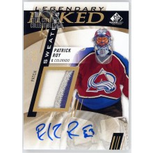 Patrick Roy 2020-21 Upper Deck SP Game Used Legendary Patch Autograph Card 5/5