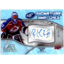 Patrick Roy 2018-19 Upper Deck Ice Patch Autograph Card #SW-PR 25/25