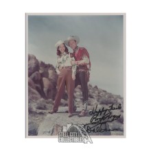 Roy Rogers & Dale Evans Happy Trails Autographed 8x10 Photo - PSA/DNA