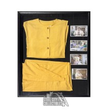 Rue McClanahan Golden Girls Season 5 Show Worn and Framed Saks Fifth Avenue Silk 2 Piece Outfit - Estate Of Rue LOA