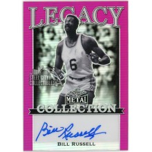 Bill Russell 2022 Leaf Metal Legacy Pink Autograph #LCA-BR10 5/6