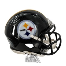 Russell Wilson Autographed Pittsburgh Steelers Speed Mini Football Helmet - Fanatics