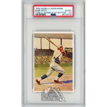 Babe Ruth 1932 Sanella Margarine Type 2 Sanella At Bottom Jumbo Card PSA 2.5