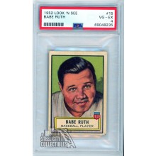 Babe Ruth 1952 Look 'N See Card #15 PSA 4 VG-EX