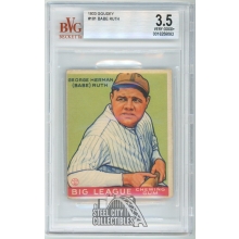 Babe Ruth 1933 Goudey Baseball Card #181 BVG 3.5 Very Good+
