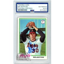 Nolan Ryan 1978 Topps Autograph Card #400 PSA/DNA Authentic