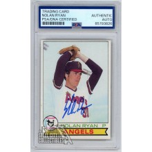 Nolan Ryan 1979 Topps Autograph Card #115 PSA/DNA Authentic