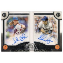 Nolan Ryan & Noah Syndergaard 2017 Topps Tribute Tandem Dual Auto #TT-SR 21/25
