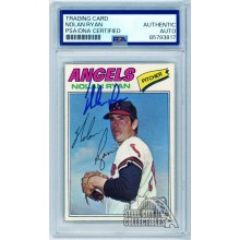 Nolan Ryan 1977 Topps Autograph Card #650 PSA/DNA Authentic