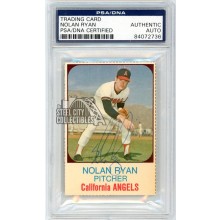 Nolan Ryan 1975 Hostess Autograph Card #58 PSA/DNA
