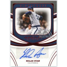 Nolan Ryan 2022 Panini Immaculate Red Autograph Card #IS-NR 10/10