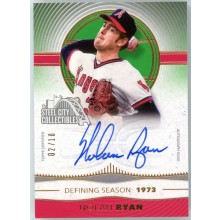 Nolan Ryan 2021 Topps Definitive Defining Seasons Autograph Card #DSAC-NR 2/10